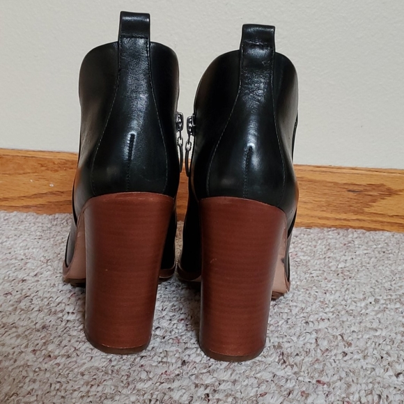 Arricci black leather booties. - Picture 5 of 8